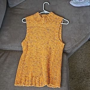 Yellow Anthropology Knit Vest